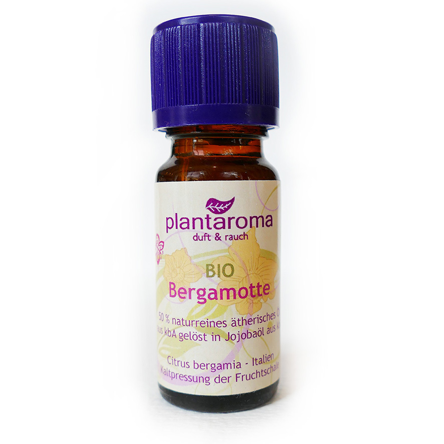Bergamotte BIO, 100 % naturreines ätherische Öl in Jojoba