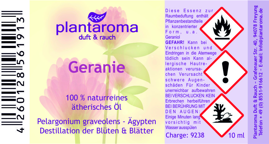 Geranie, 100 % naturreines ätherisches Öl