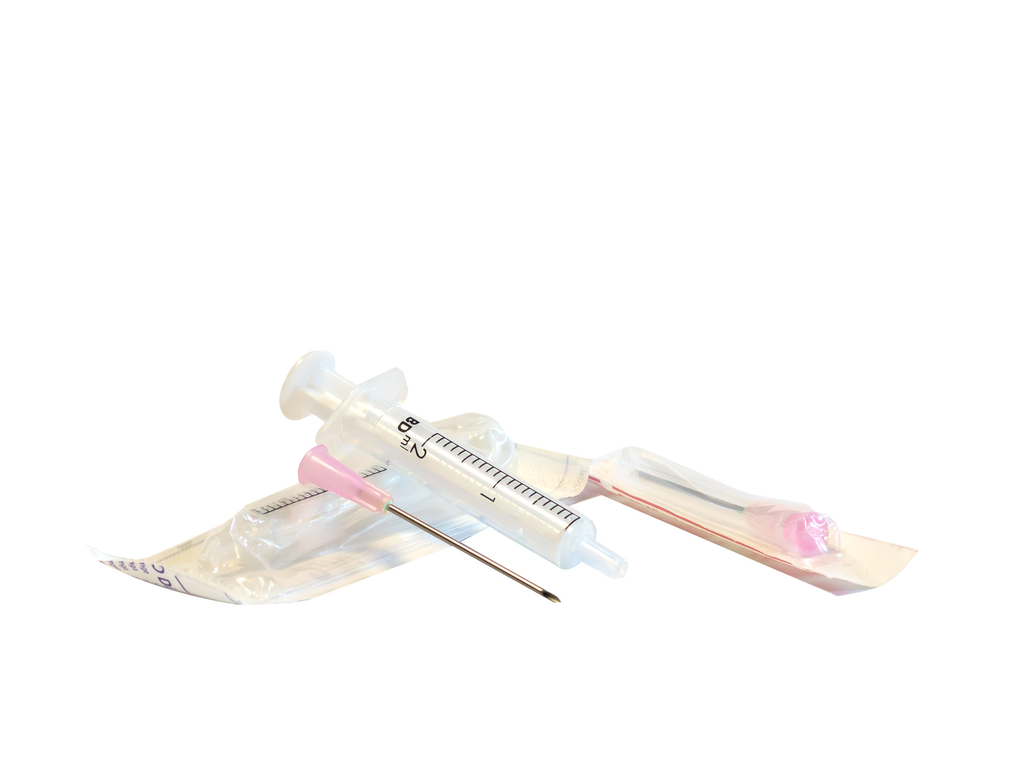 Spritze mit Kanüle 2 ml