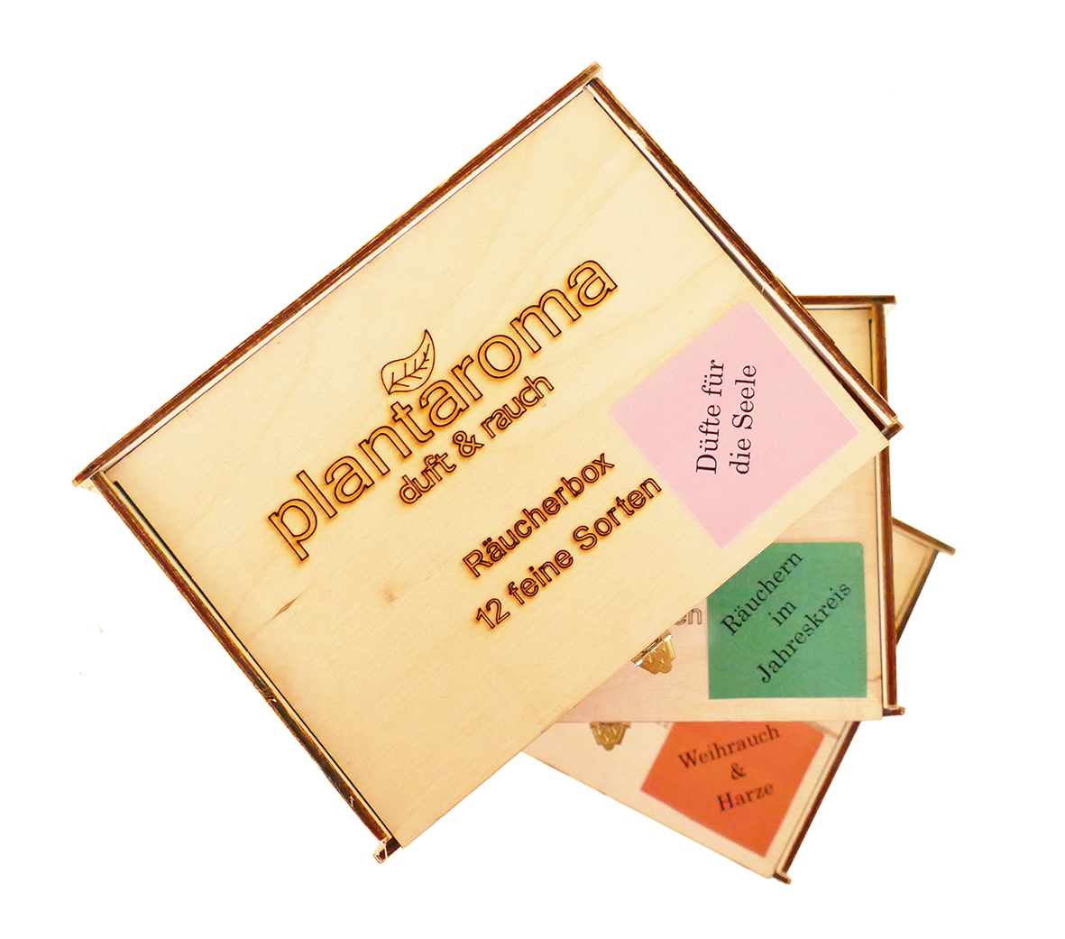 Räucherbox Düfte für die Seele, 100 % naturreine Räucherwaren