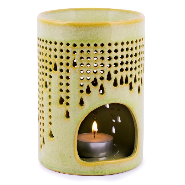 Elise, Duftlampe - Keramik, grün