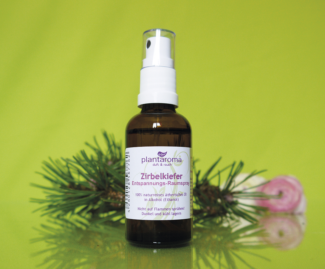 Zirbelkiefer, Entspannungs-Raumspray