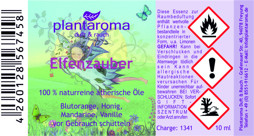 Elfenzauber, Lieblingsmischung, 100 % naturreine ätherische Öle