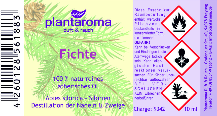 Fichte, 100 % naturreines ätherisches Öl