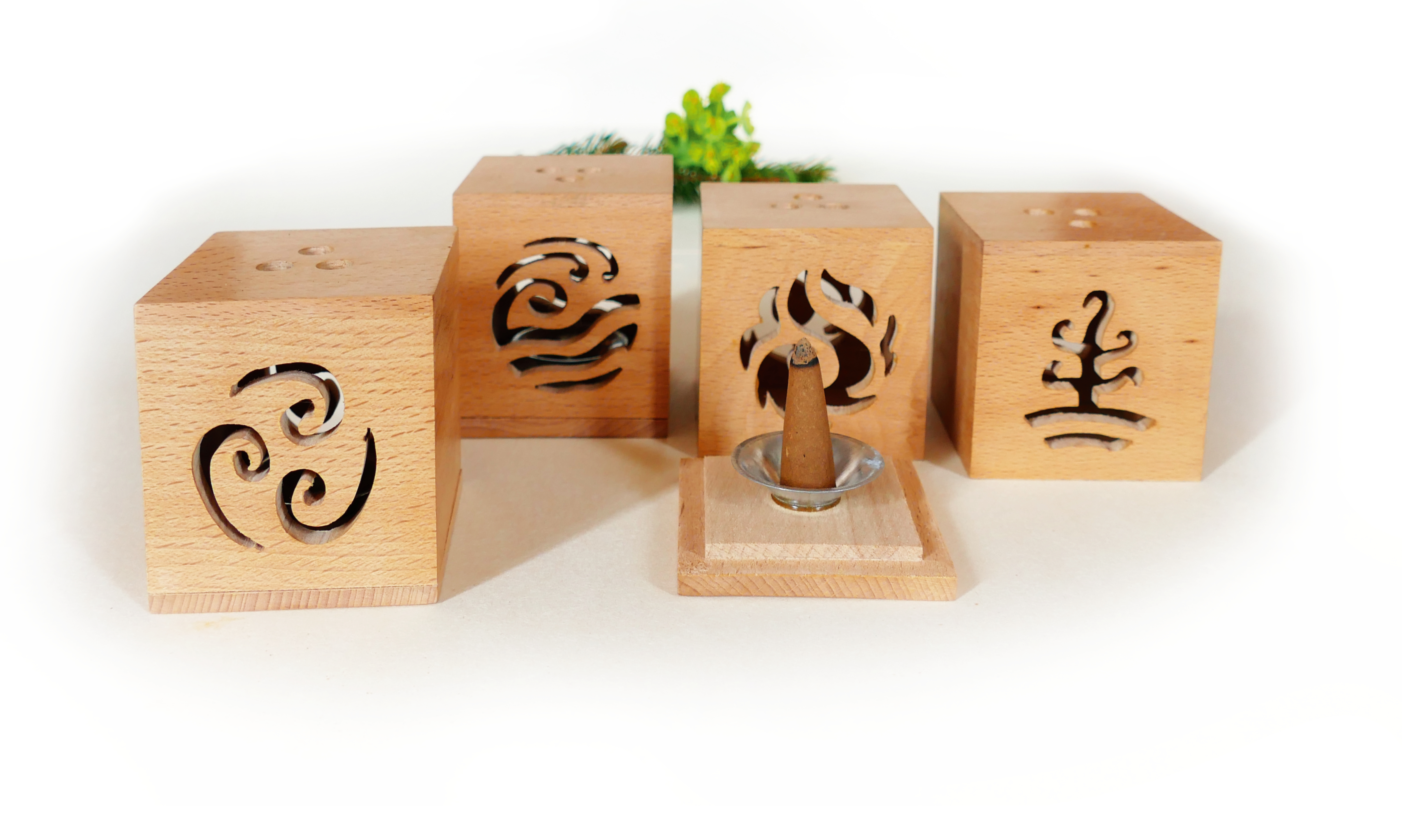 Räucherwürfel Feuer