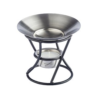 Duftlampe Freya schwarz/silber