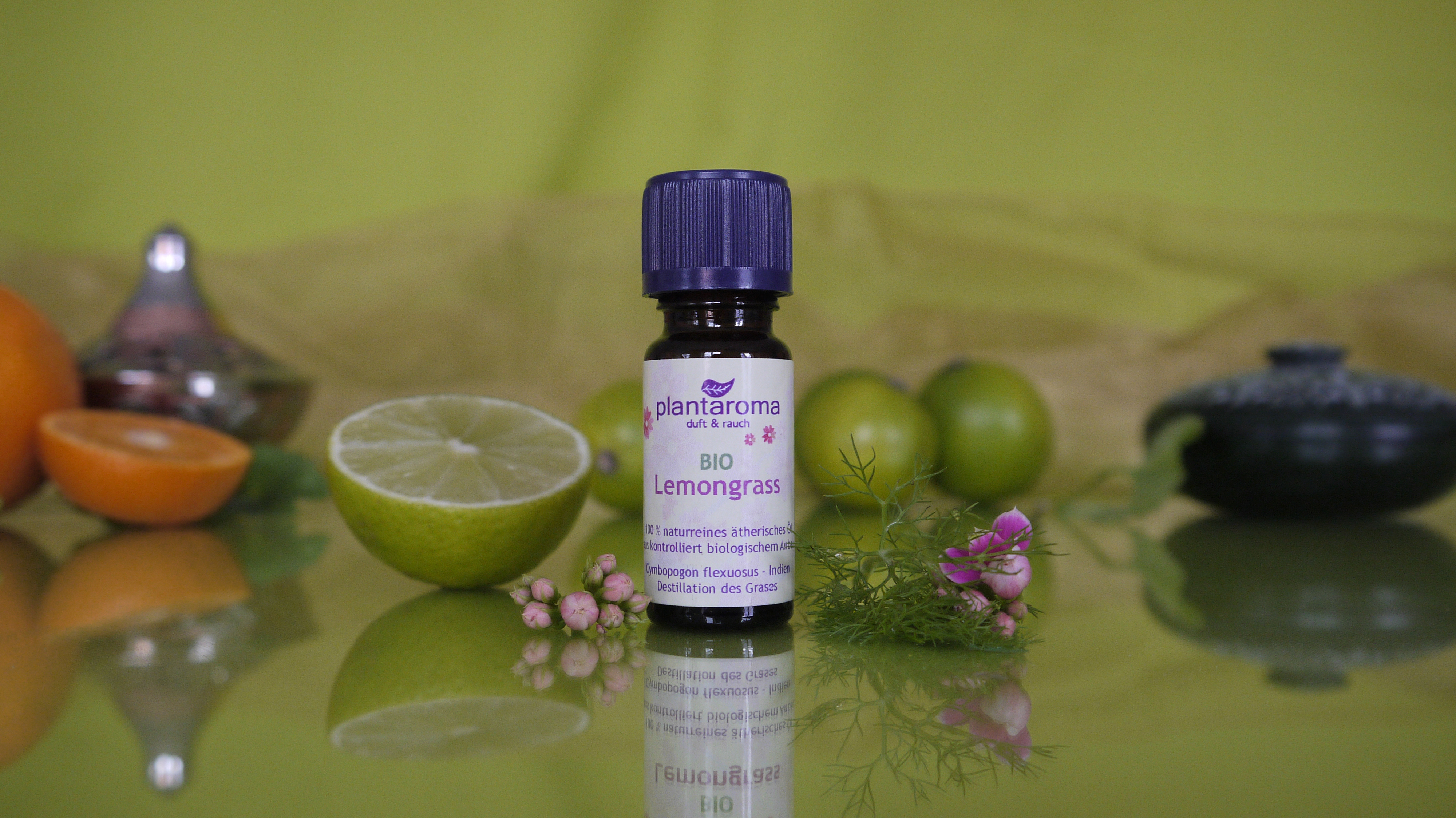 Lemongrass BIO, 100 % naturreines ätherisches Öl