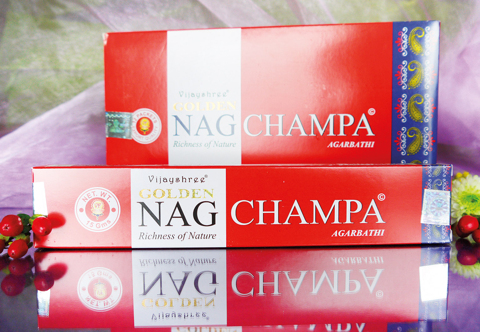 Golden Nag Champa, Räucherstäbchen