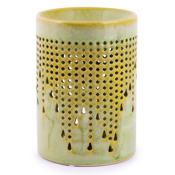 Elise, Duftlampe - Keramik, grün