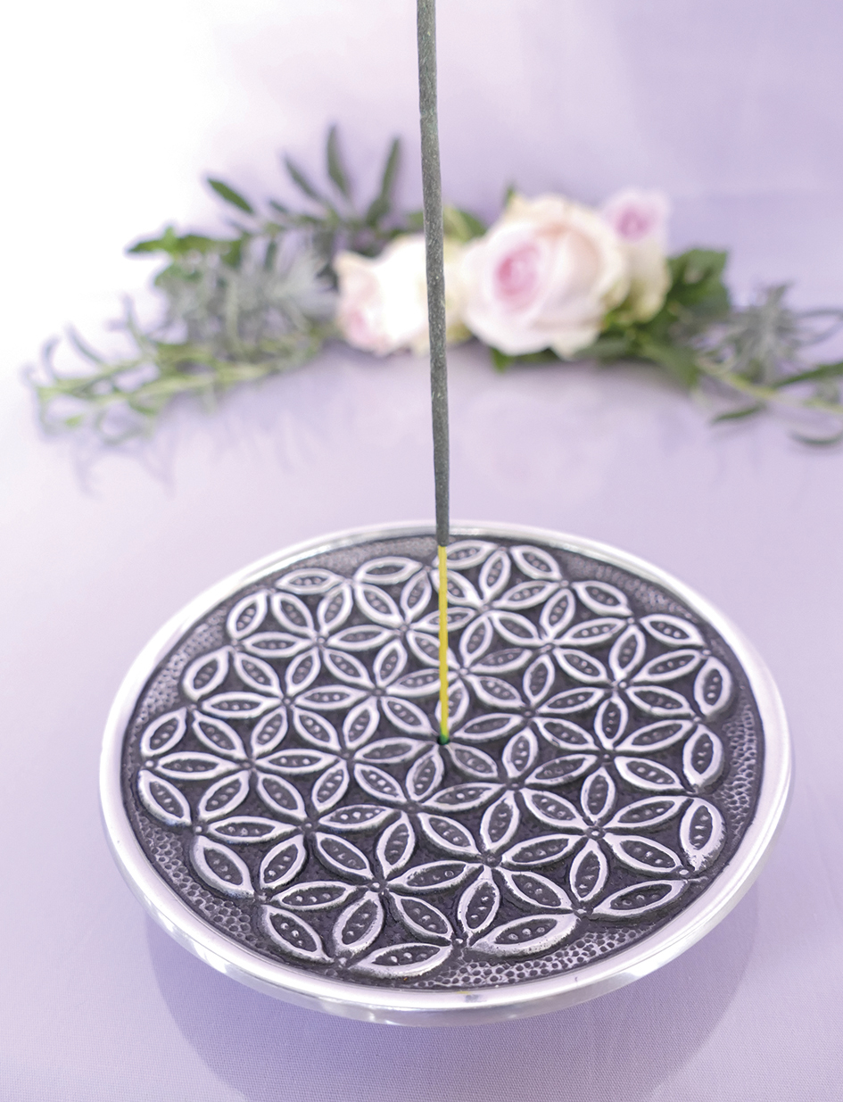 Räucherstäbchnenhalter Blume des Lebens