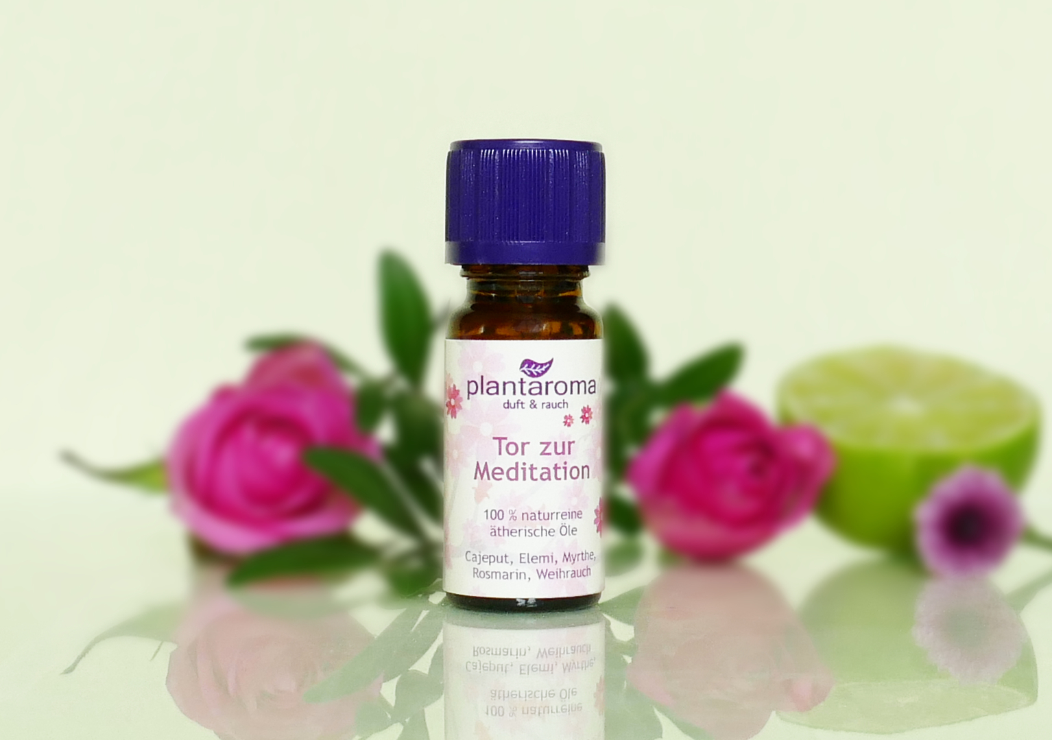 Tor zur Meditation, Düfte für die Seele, 100 % naturreine ätherische