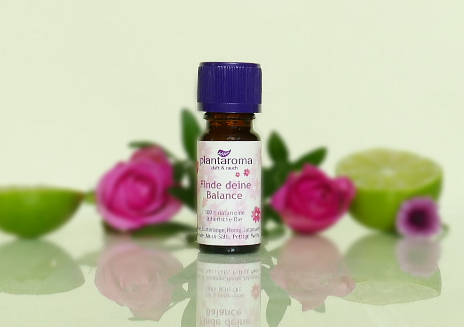 Finde deine Balance, 100 % naturreine ätherische Öle