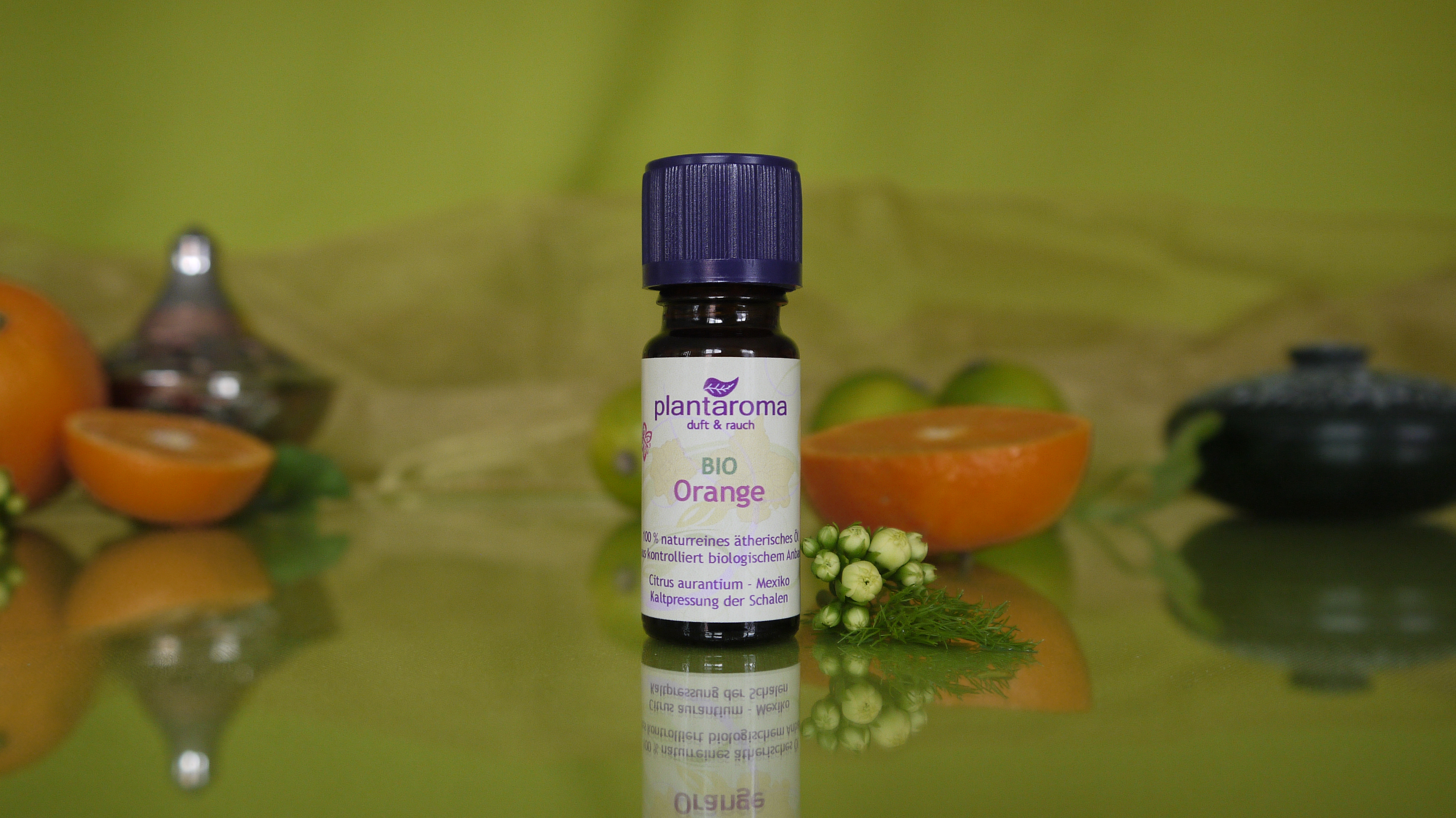 Orange BIO, 100 % naturreines ätherisches Öl